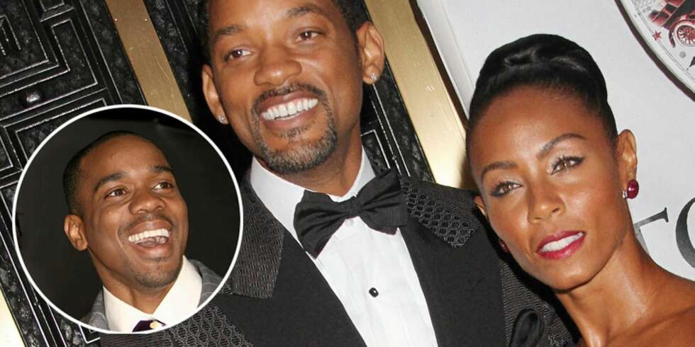 SLANGEN I PARADISET: Jada Pinkett Smith er møkk lei av at Will Smith og Duane Martin (innfelt) bruker så mye tid sammen. SLANGEN I PARADISET: Jada Pinkett Smith er møkk lei av at Will Smith og Duane Martin (innfelt) bruker så mye tid sammen.