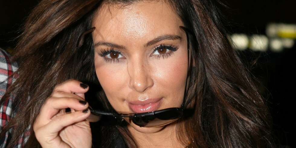 SLETT IKKE DUM: Kim Kardashian synes ikke hun er en idiot. SLETT IKKE DUM: Kim Kardashian synes ikke hun er en idiot.