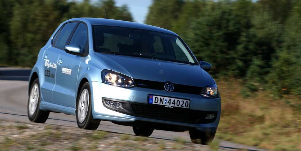 SCORER BRA: VW Polo er best av de ""yngste"" bilene. FOTO: Egil Nordlien, HM Foto SCORER BRA: VW Polo er best av de ""yngste"" bilene. FOTO: Egil Nordlien, HM Foto
