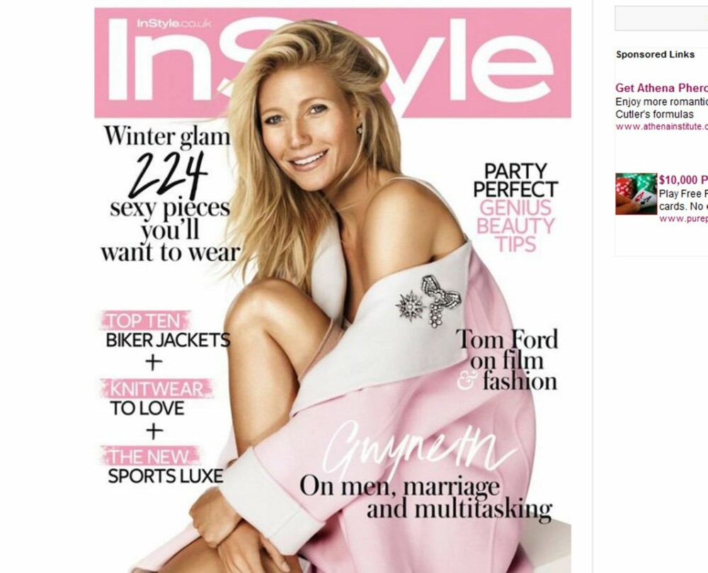 IKKE SEG SELV: Gwyneth Paltrow har blitt retusjert så mye at hun ikke ser ut som seg selv lenger. IKKE SEG SELV: Gwyneth Paltrow har blitt retusjert så mye at hun ikke ser ut som seg selv lenger.