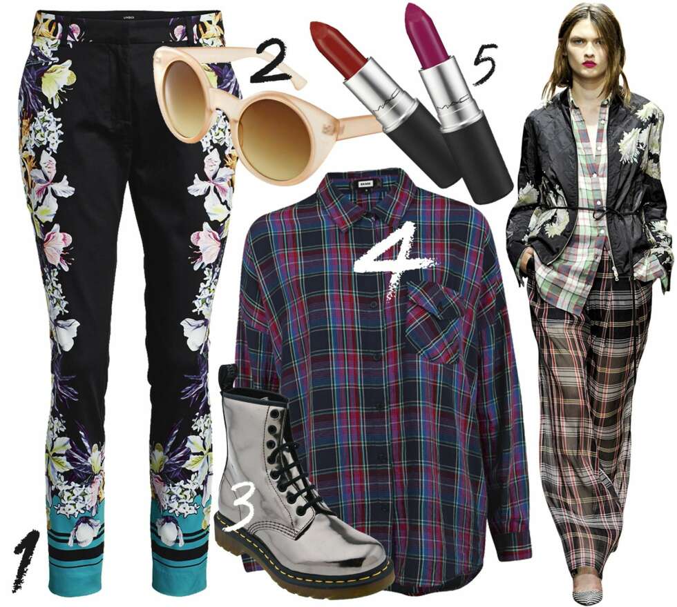 CHARLOTTES FAVORITTER: Nå er Charlotte inspirert av grungen, rutene og mønstermiksen som ble vist hos Dries van Noten. CHARLOTTES FAVORITTER: Nå er Charlotte inspirert av grungen, rutene og mønstermiksen som ble vist hos Dries van Noten.