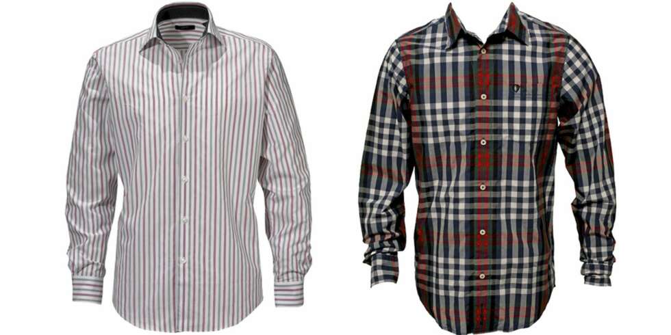FRA VENSTRE: Esprit Collection (kr 499), Ben Sherman (kr 899) FRA VENSTRE: Esprit Collection (kr 499), Ben Sherman (kr 899)