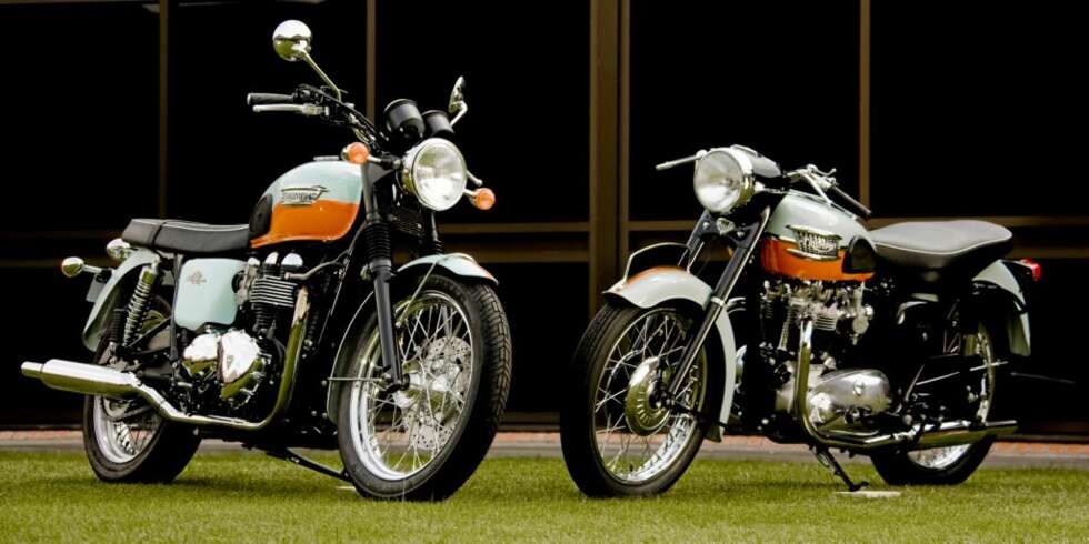 NÅ OG DA: Det er faktisk gått 50 år folkens - siden Bonnevillenavnet ble tatt i bruk av Triumph. NÅ OG DA: Det er faktisk gått 50 år folkens - siden Bonnevillenavnet ble tatt i bruk av Triumph.