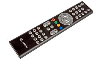 KONTROLL: Fjernkontrollen som kommer sammen med Sagems RiksTV-boks. KONTROLL: Fjernkontrollen som kommer sammen med Sagems RiksTV-boks.