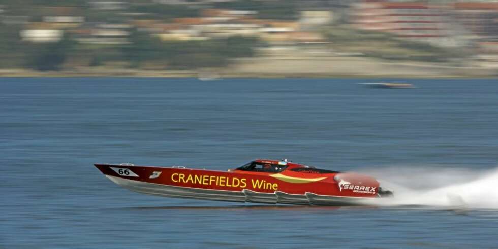 2008 Powerboat P1 Championship.
13th-15th September. San Vigo, Spain.
Siegfried Greve/Gino Passchier, searex Racing Team-Boat 66. Action.
World Copyright: Drew Gibson/Powerboat P1.
ref: Digital Image _Y2Z7537 2008 Powerboat P1 Championship.
13th-15th September. San Vigo, Spain.
Siegfried Greve/Gino Passchier, searex Racing Team-Boat 66. Action.
World Copyright: Drew Gibson/Powerboat P1.
ref: Digital Image _Y2Z7537