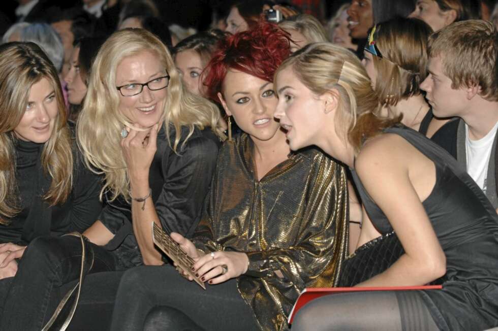 STERKE MENINGER: Emma Watson unnlot ikke å kommentere det som skjedde på catwalken under Vivienne Westwood-visningen i fjor høst. STERKE MENINGER: Emma Watson unnlot ikke å kommentere det som skjedde på catwalken under Vivienne Westwood-visningen i fjor høst.