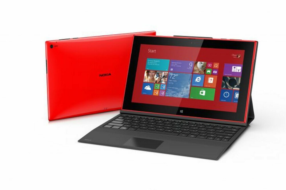 NOKIA-NETTBRETT: Endelig dukket det opp et nettbrett fra Nokia også. Lumia 2520 kjører Windows RT 8.1 på en 10,1 tommer skjerm med full HD-oppløsning. NOKIA-NETTBRETT: Endelig dukket det opp et nettbrett fra Nokia også. Lumia 2520 kjører Windows RT 8.1 på en 10,1 tommer skjerm med full HD-oppløsning.