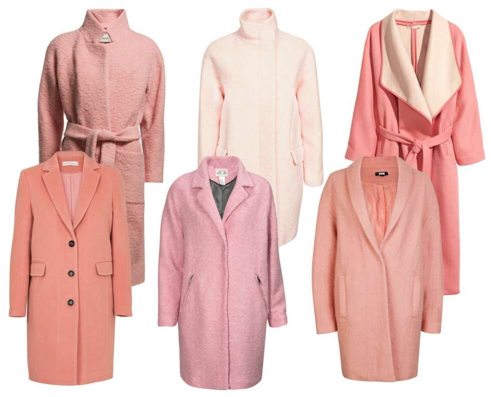 PASTELLVINTER: Øverst fra venstre: Ganni, kr 2599. Samsøe Samsøe, kr 2895. H&M, kr 1299. Custommade, kr 2999. Ellos, kr 999. Bik Bok, kr 699. PASTELLVINTER: Øverst fra venstre: Ganni, kr 2599. Samsøe Samsøe, kr 2895. H&M, kr 1299. Custommade, kr 2999. Ellos, kr 999. Bik Bok, kr 699.