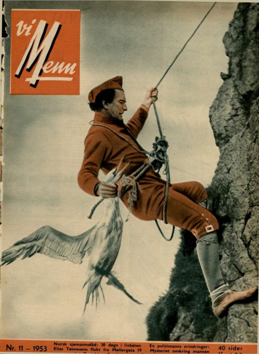Forsiden på nummer 11-1953, hvor Olav Kvaalen delte sin historie om Elias Tønnesen. Forsiden på nummer 11-1953, hvor Olav Kvaalen delte sin historie om Elias Tønnesen.