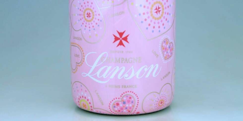 ROSA BOBLER: Lanson Rosé Label Brut. ROSA BOBLER: Lanson Rosé Label Brut.