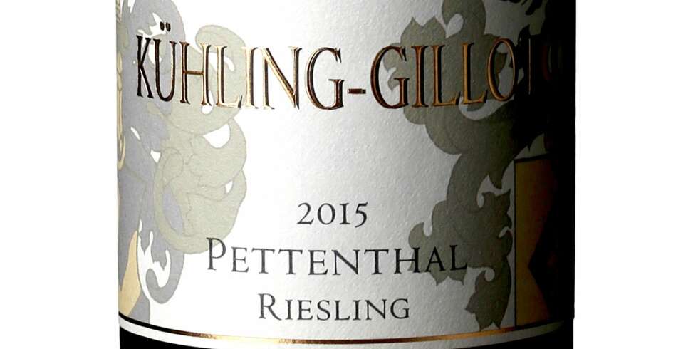 GODT KJØP: Kühling-Gillot Nierstein Pettenthal Riesling Trocken GG 2015. GODT KJØP: Kühling-Gillot Nierstein Pettenthal Riesling Trocken GG 2015.