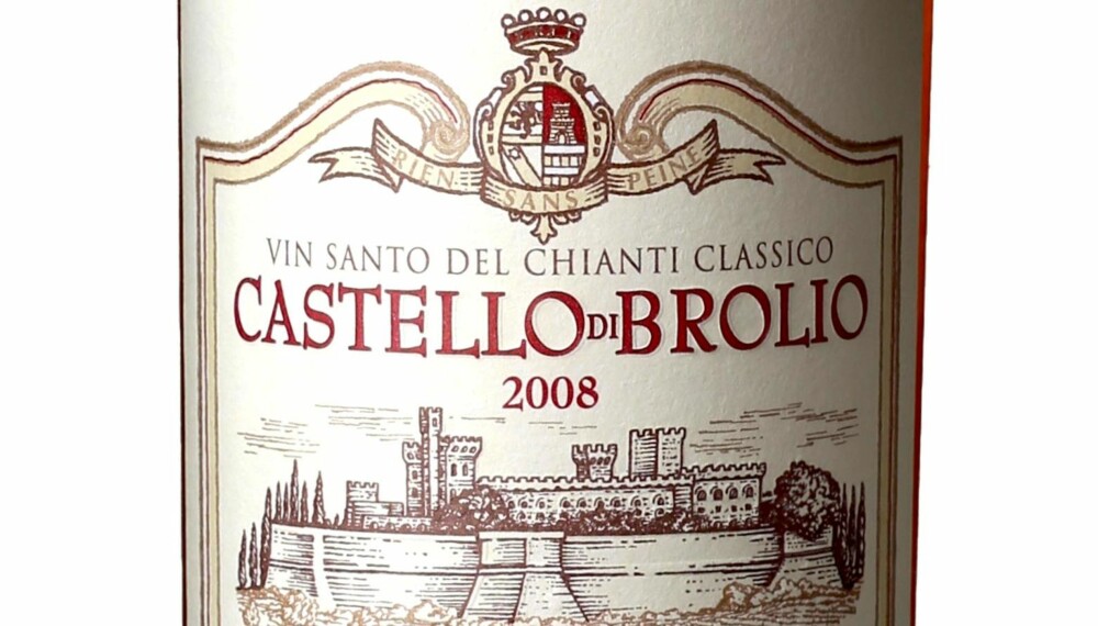 GODT KJØP: Barone Ricasoli Castello di Brolio Vin Santo del Chianti Classico 2008. GODT KJØP: Barone Ricasoli Castello di Brolio Vin Santo del Chianti Classico 2008.