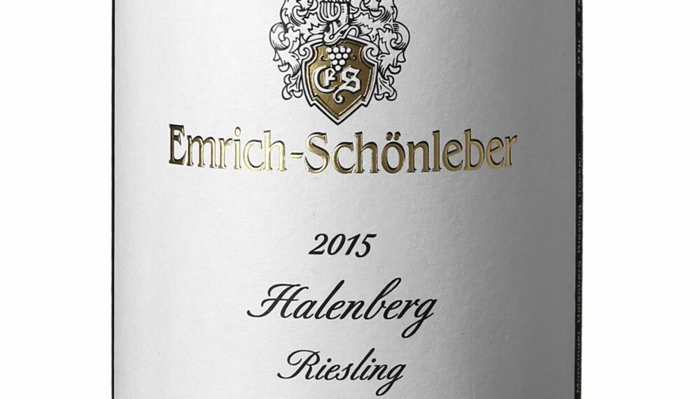 GODT KJØP: Emrich-Schönleber Halenberg Riesling GG 2015. GODT KJØP: Emrich-Schönleber Halenberg Riesling GG 2015.