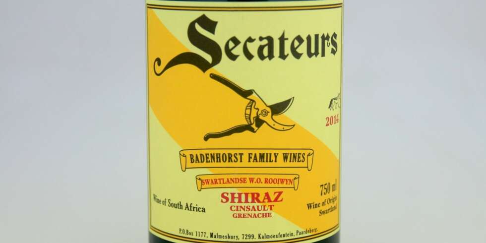 GRILLVIN: Badenhorst Secateurs Shiraz Cinsault Grenache 2014. GRILLVIN: Badenhorst Secateurs Shiraz Cinsault Grenache 2014.