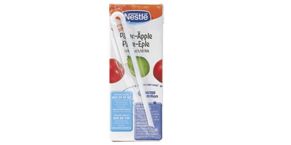 SEKSER: Nestlé pære-eple er en av de beste leskedrikkene du kan gi til barn. SEKSER: Nestlé pære-eple er en av de beste leskedrikkene du kan gi til barn.