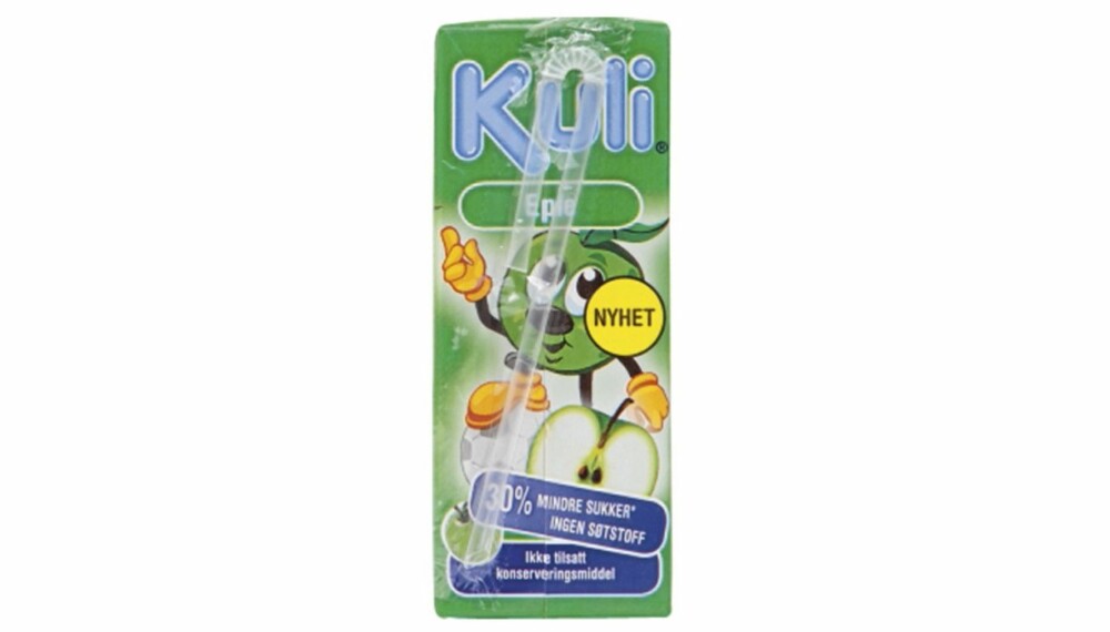 OK: Denne inneholder mye sukker i forhold til den lave andelen juice. OK: Denne inneholder mye sukker i forhold til den lave andelen juice.