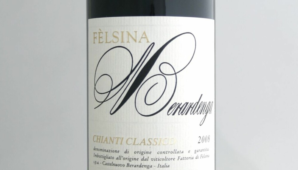 TEST AV CHIANTI: Fèlsina Berardenga Chianti Classico 2008 vant testen. TEST AV CHIANTI: Fèlsina Berardenga Chianti Classico 2008 vant testen.