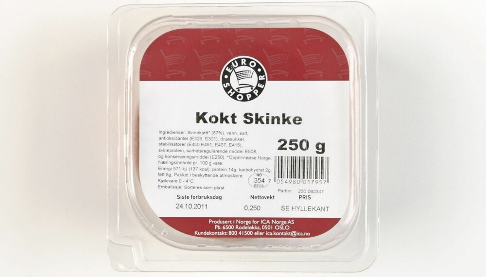 TESTET: DinKost.no har testet 30 forskjellige skinkepålegg av svin, kylling eller kalkun. TESTET: DinKost.no har testet 30 forskjellige skinkepålegg av svin, kylling eller kalkun.