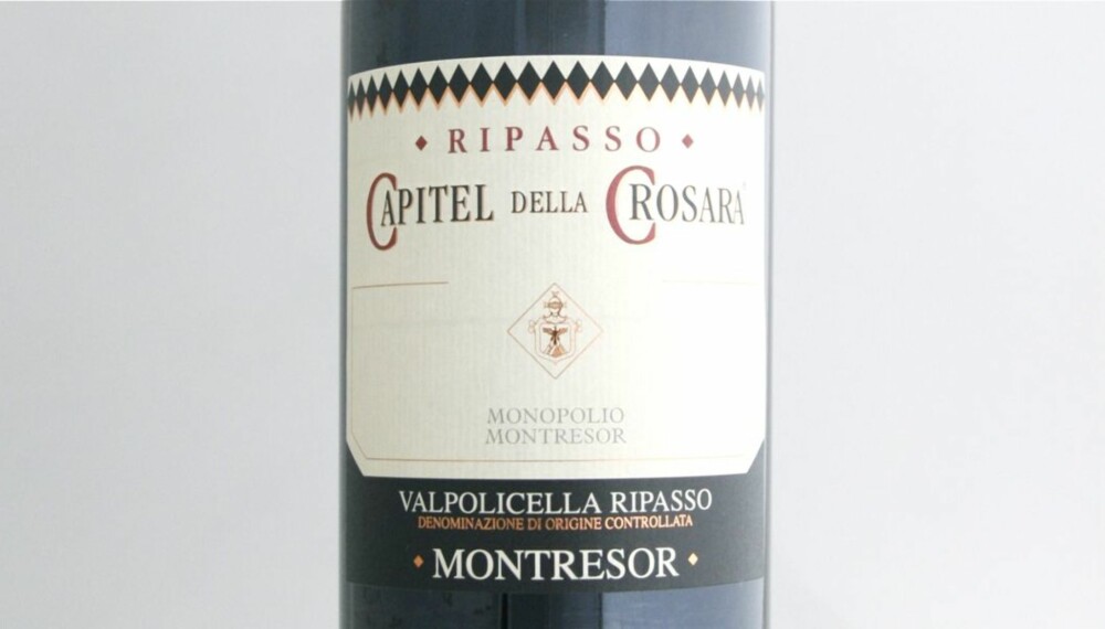 TESY AV RIPASSO: Capitel della Crosara Valpolicella Ripasso 2009 er det beste kjøpet. TESY AV RIPASSO: Capitel della Crosara Valpolicella Ripasso 2009 er det beste kjøpet.