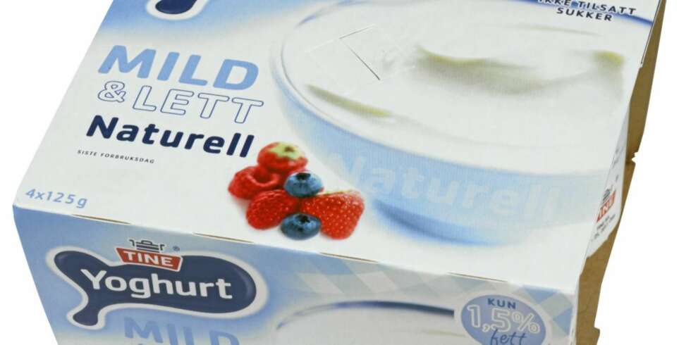 TINE YOGHURT MILD OG LETT NATURELL TINE YOGHURT MILD OG LETT NATURELL