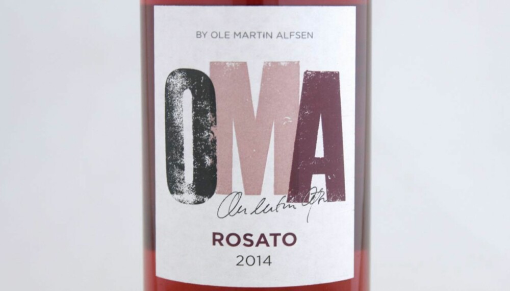 GOD ROSÉVIN: OMA Rosato 2014. GOD ROSÉVIN: OMA Rosato 2014.