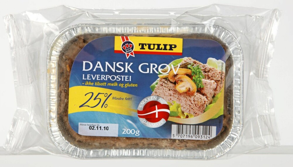 Test av leverpostei Test av leverpostei