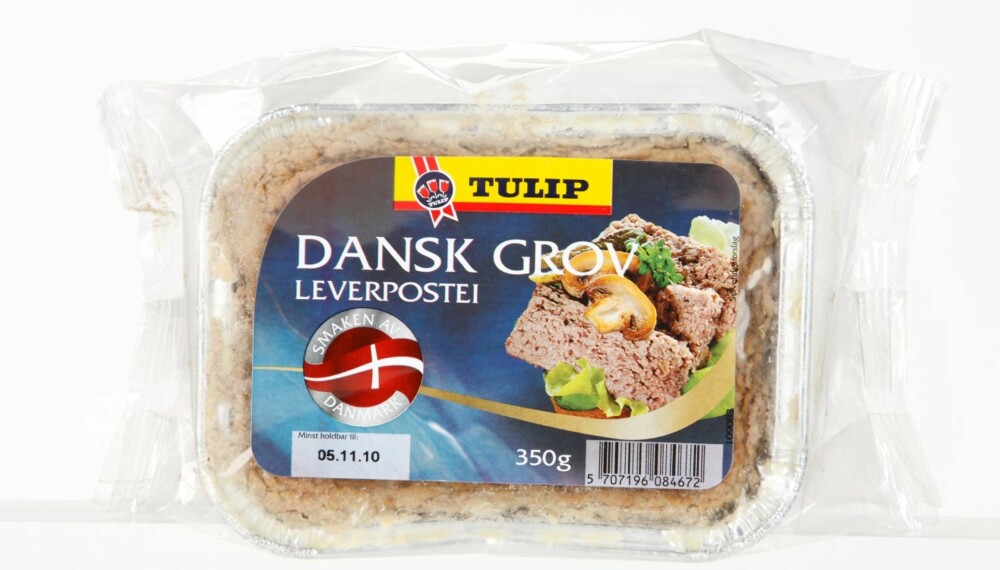 Test av leverpostei Test av leverpostei