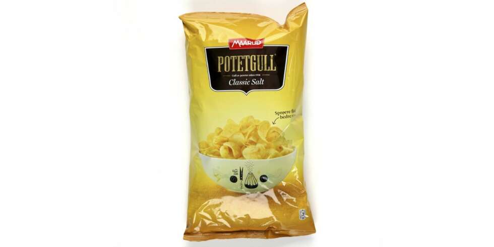 TEST: DinKost.no har vurdert næringsinnholdet i 69 typer salte snacks av potet, mais og ris. TEST: DinKost.no har vurdert næringsinnholdet i 69 typer salte snacks av potet, mais og ris.