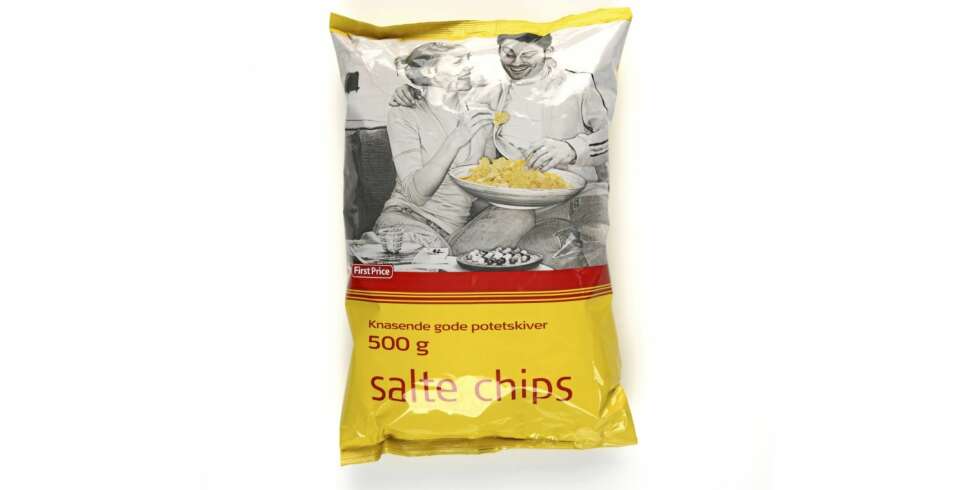 TEST: DinKost.no har vurdert næringsinnholdet i 69 typer salte snacks av potet, mais og ris. TEST: DinKost.no har vurdert næringsinnholdet i 69 typer salte snacks av potet, mais og ris.