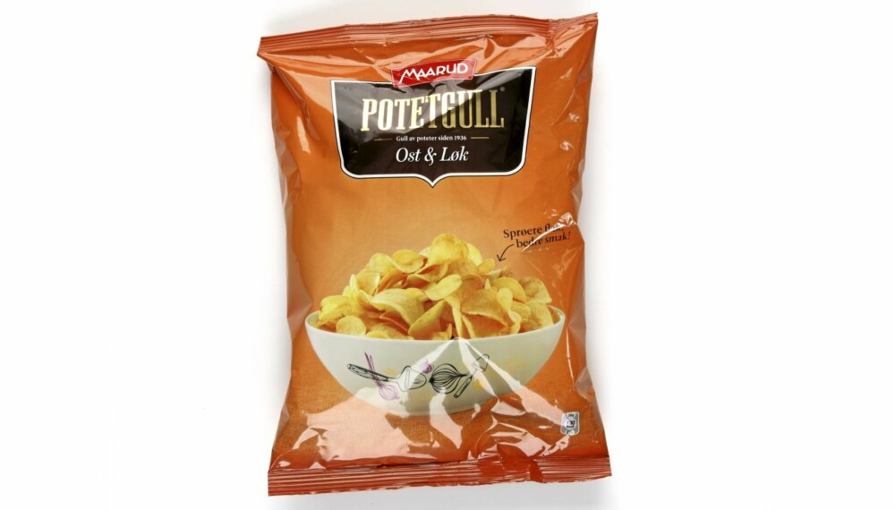 TEST: DinKost.no har vurdert næringsinnholdet i 69 typer salte snacks av potet, mais og ris. TEST: DinKost.no har vurdert næringsinnholdet i 69 typer salte snacks av potet, mais og ris.