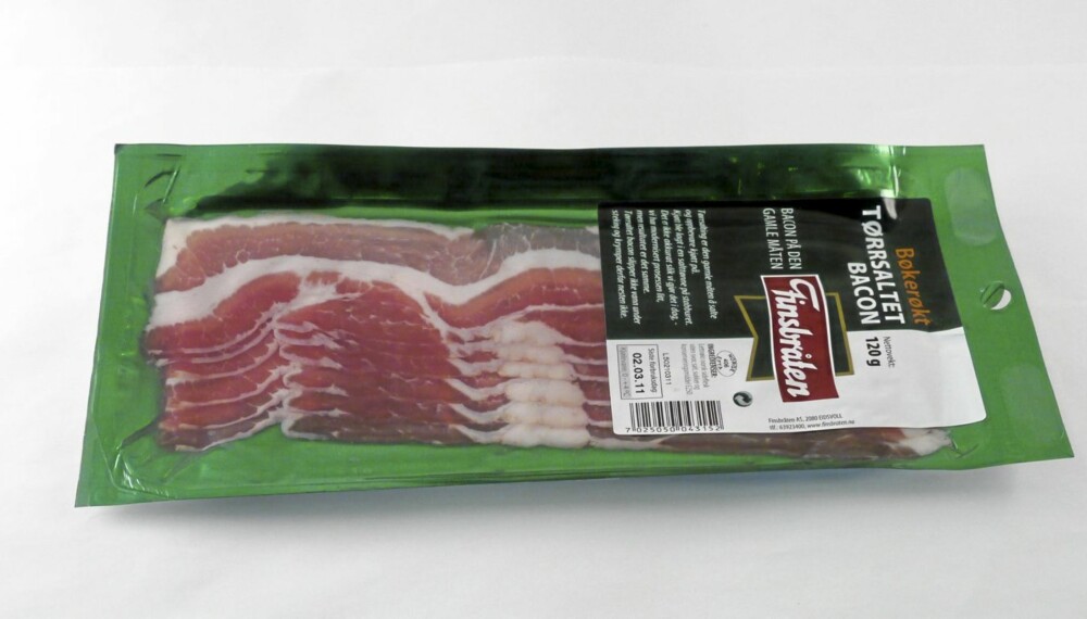 Finsbråten tørrsaltet bacon Finsbråten tørrsaltet bacon