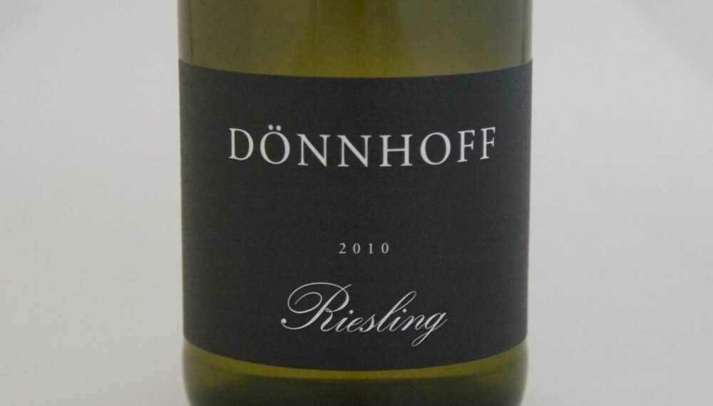 VIN TIL JULEMAT: Dönnhoff Riesling 2010. VIN TIL JULEMAT: Dönnhoff Riesling 2010.