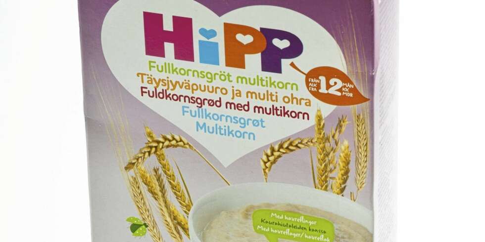 FRA 12 MÅNEDER: Hipp Fullkornsgrøt multikorn. FRA 12 MÅNEDER: Hipp Fullkornsgrøt multikorn.