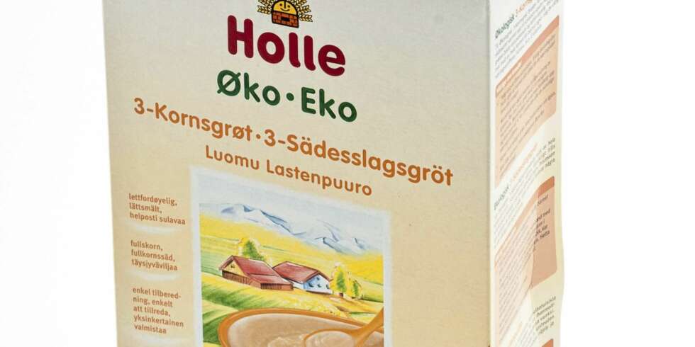 FRA 6 MÅNEDER: Holle øko 3-kornsgrøt FRA 6 MÅNEDER: Holle øko 3-kornsgrøt