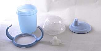 KOPP I DELER: Nuk Rose og Blue KOPP I DELER: Nuk Rose og Blue
