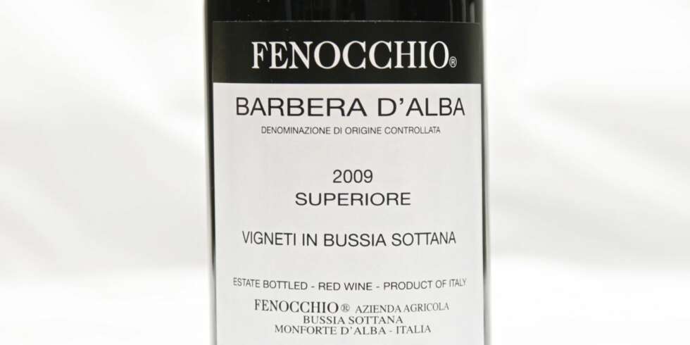 RØDVIN TIL TORSK: Fenocchio Barbera d'Alba Superiore 2009 kom på andreplass. RØDVIN TIL TORSK: Fenocchio Barbera d'Alba Superiore 2009 kom på andreplass.