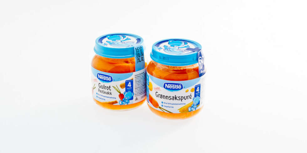 TEST AV BARNEMAT: 4-måneders glass fra Nestlé TEST AV BARNEMAT: 4-måneders glass fra Nestlé