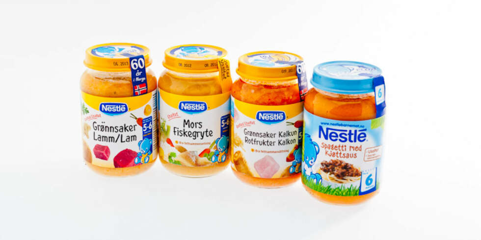 TEST AV BARNEMAT: 6-måneders glass fra Nestlé TEST AV BARNEMAT: 6-måneders glass fra Nestlé