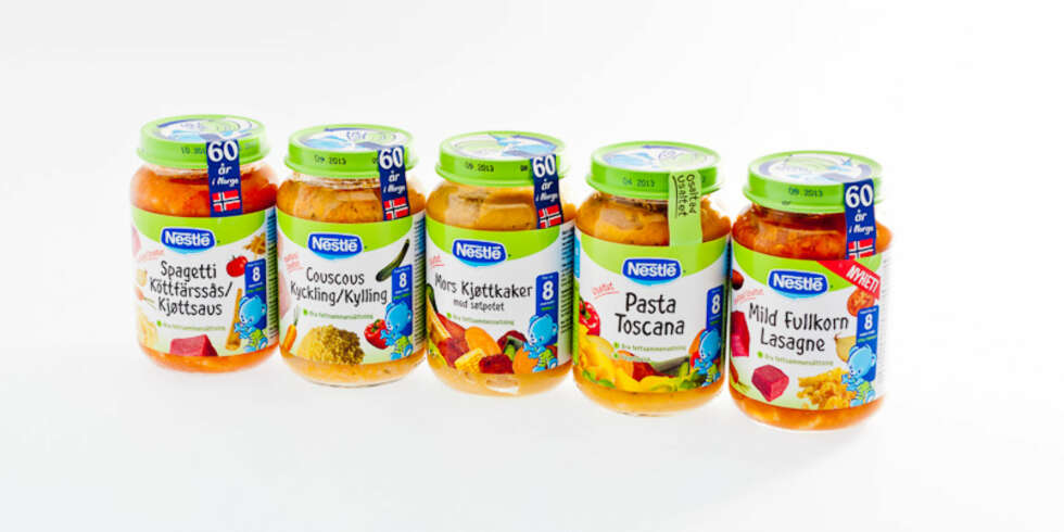 TEST AV BARNEMAT: 8-måneders glass fra Nestlé TEST AV BARNEMAT: 8-måneders glass fra Nestlé