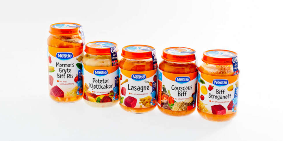 TEST AV BARNEMAT: 12-måneders glass fra Nestlé TEST AV BARNEMAT: 12-måneders glass fra Nestlé