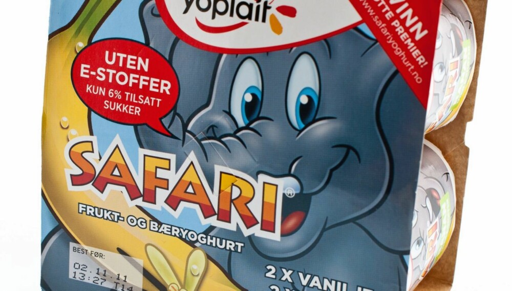 LIKER PÅ SPRETT: Youplait Safari er til forveksling lik Sprett-yoghurtene. Hvis du ser bort fra pakningen. LIKER PÅ SPRETT: Youplait Safari er til forveksling lik Sprett-yoghurtene. Hvis du ser bort fra pakningen.