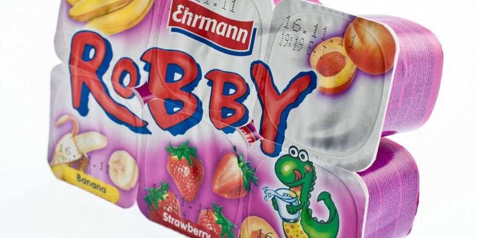 SIXPACK: Robby-yoghurtene fra Ehrmann byr også på mange søte fruktsmaker. SIXPACK: Robby-yoghurtene fra Ehrmann byr også på mange søte fruktsmaker.