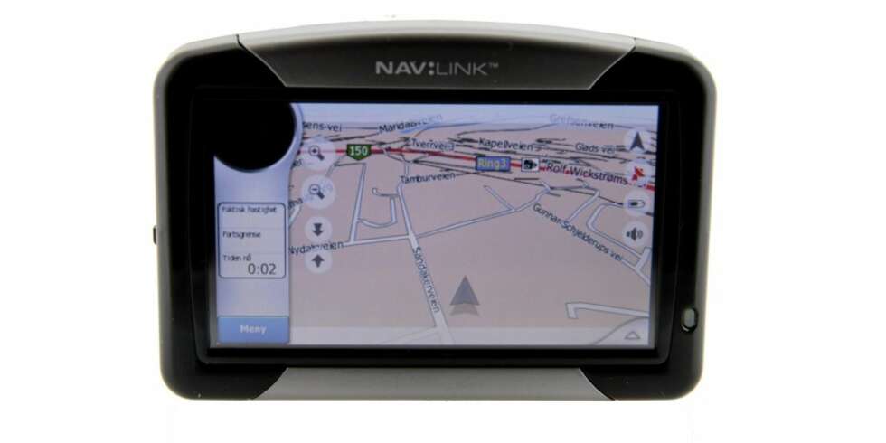 Kartvisningen til Jensens GPS er oversiktlig og grei. Kartvisningen til Jensens GPS er oversiktlig og grei.