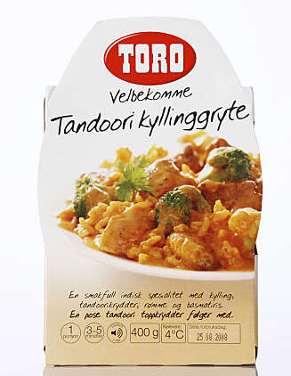 Toro Velbekomme: Tandoori kyllinggryte Toro Velbekomme: Tandoori kyllinggryte