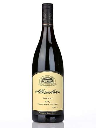 Allesverloren Shiraz 2007 Allesverloren Shiraz 2007