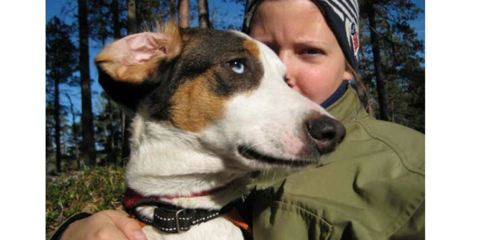 Cathrine og hunden Cera Cathrine og hunden Cera