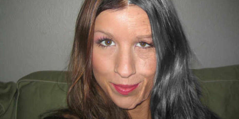Victoria har lekt med et bilde av seg selv. Victoria har lekt med et bilde av seg selv.