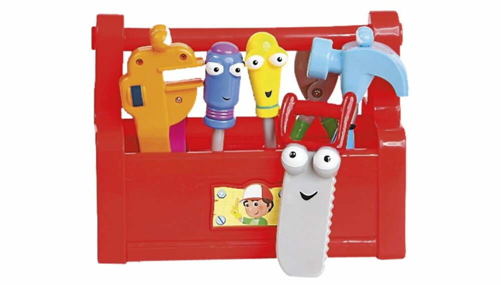 UEGNET FOR NÆRLEK: Handy Manny Talkin Toolbox kommer verst ut i testen. UEGNET FOR NÆRLEK: Handy Manny Talkin Toolbox kommer verst ut i testen.