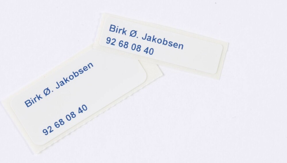 TEST AV NAVNELAPPER: Sabo. TEST AV NAVNELAPPER: Sabo.