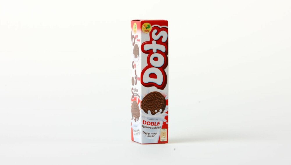 BARNEKJEKS: Dots Doble sjoko-cookies. BARNEKJEKS: Dots Doble sjoko-cookies.